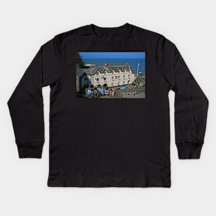 Red Lion, Clovelly Kids Long Sleeve T-Shirt